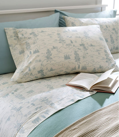 Lakeside Toile Percale Sheet Collection - L.L.Bean Trending