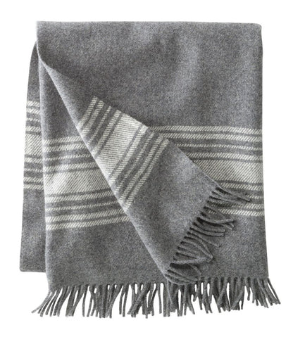 Washable Wool Throw, Striped - L.L.Bean Value