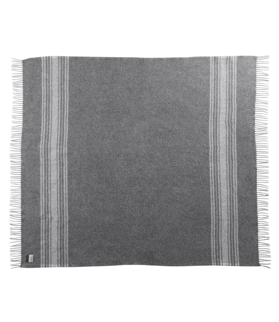 Washable Wool Throw, Striped - L.L.Bean Value