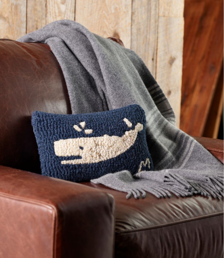 Washable Wool Throw, Striped - L.L.Bean Value