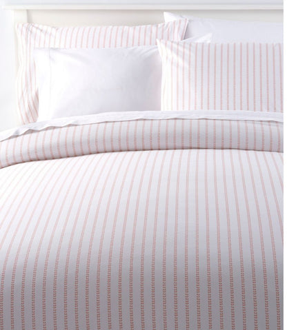 Sunwashed Percale Comforter Cover, Stripe Leaf - L.L.Bean Top Pick