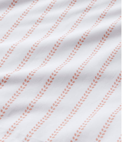 Sunwashed Percale Comforter Cover, Stripe Leaf - L.L.Bean Top Pick
