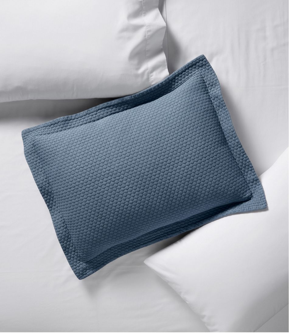 Organic Honeycomb Matelassé Sham - L.L.Bean Featured