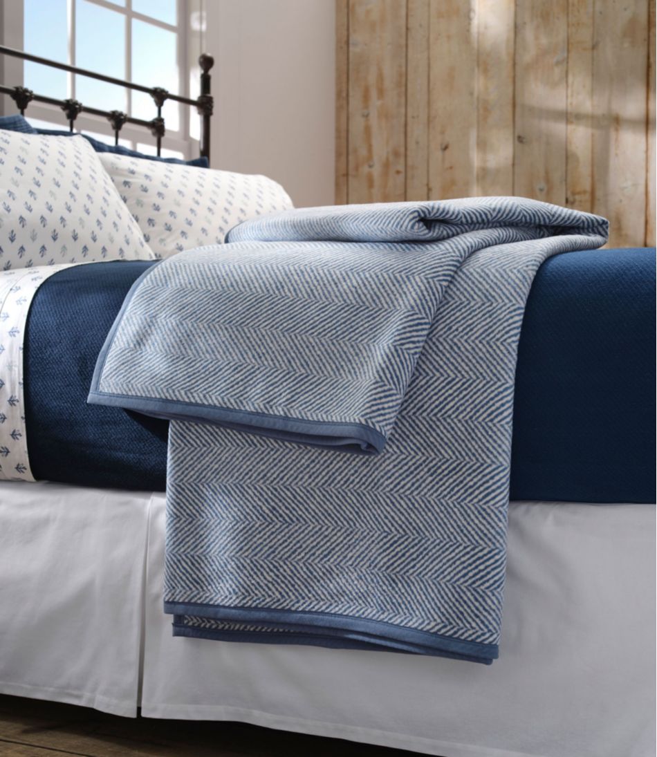ChappyWrap Cozy Throw Blanket, Herringbone - L.L.Bean Popular