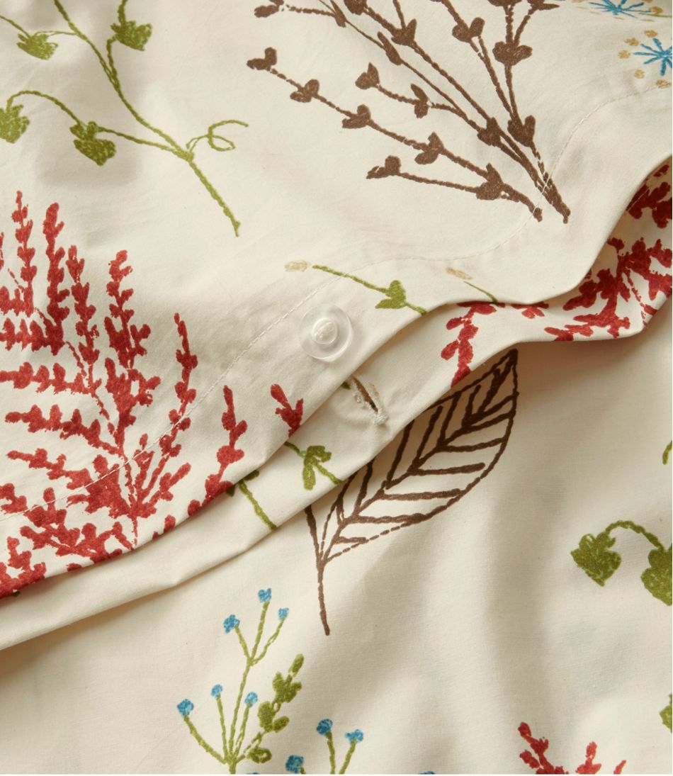 Botanical Floral Percale Comforter Cover Collection - L.L.Bean Trending