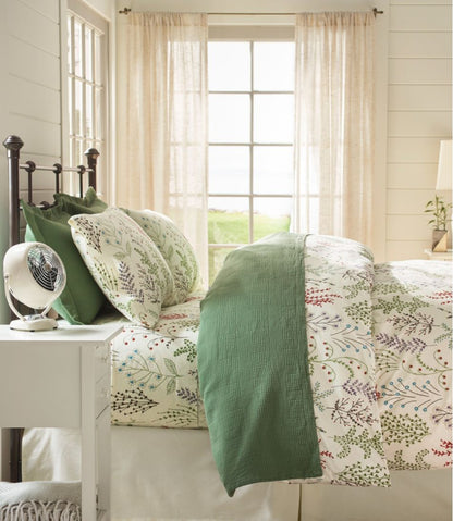 Botanical Floral Percale Comforter Cover Collection - L.L.Bean Trending