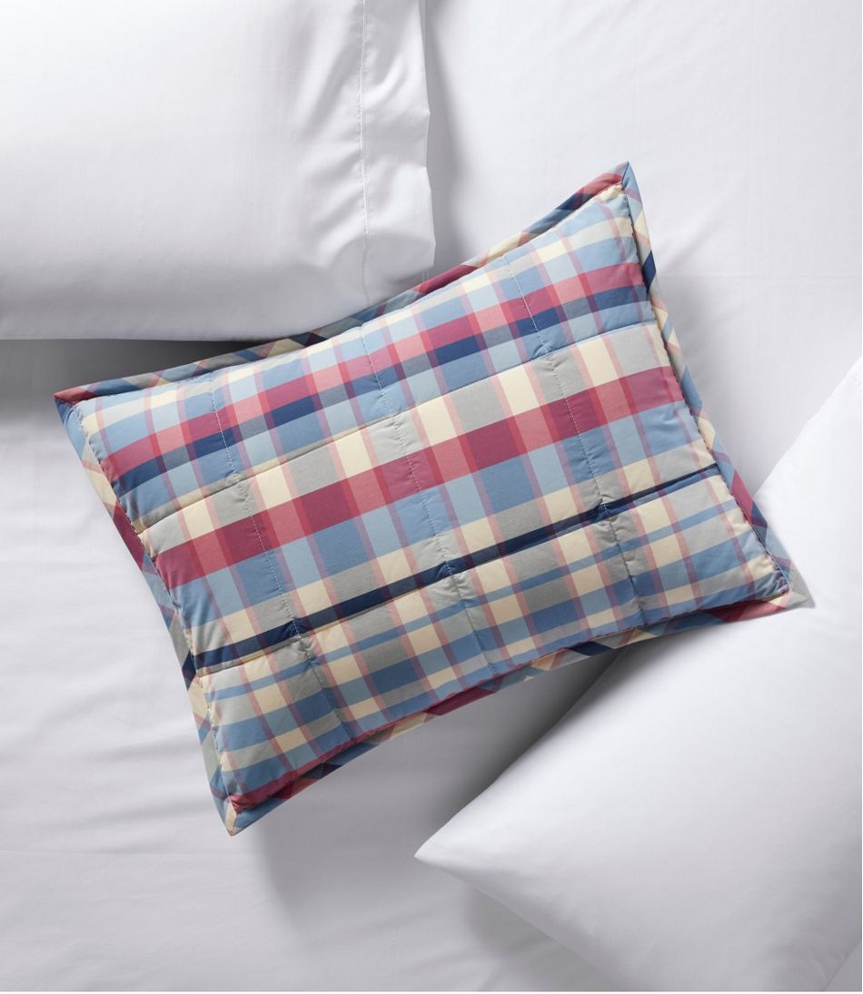 Ultrasoft Cotton Comforter Sham, Plaid - L.L.Bean Essential