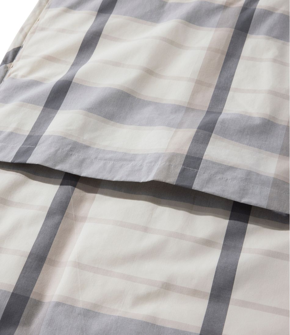 Ultrasoft Cotton Comforter Sham, Plaid - L.L.Bean Essential