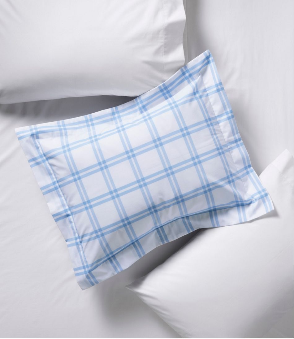 280-Thread-Count Pima Cotton Percale Comforter Cover Collection, Windowpane - L.L.Bean Everyday
