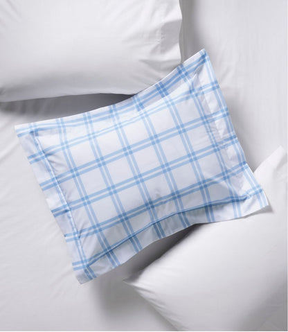 280-Thread-Count Pima Cotton Percale Comforter Cover Collection, Windowpane - L.L.Bean Everyday