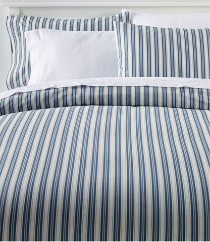 Sunwashed Percale Comforter Cover, Stripe - L.L.Bean Value