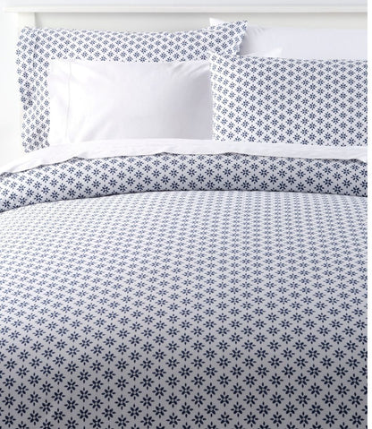 Sunwashed Percale Comforter Cover, Block Floral Print - L.L.Bean Latest