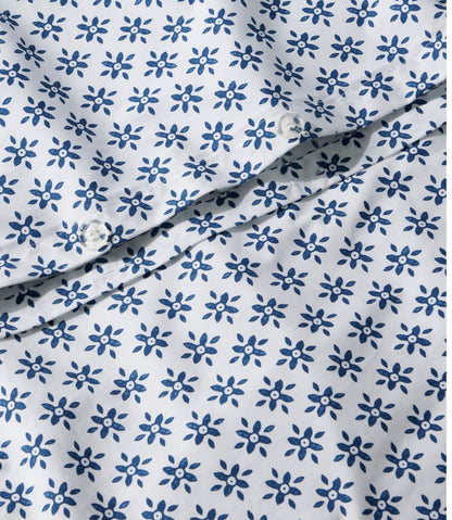 Sunwashed Percale Comforter Cover, Block Floral Print - L.L.Bean Latest