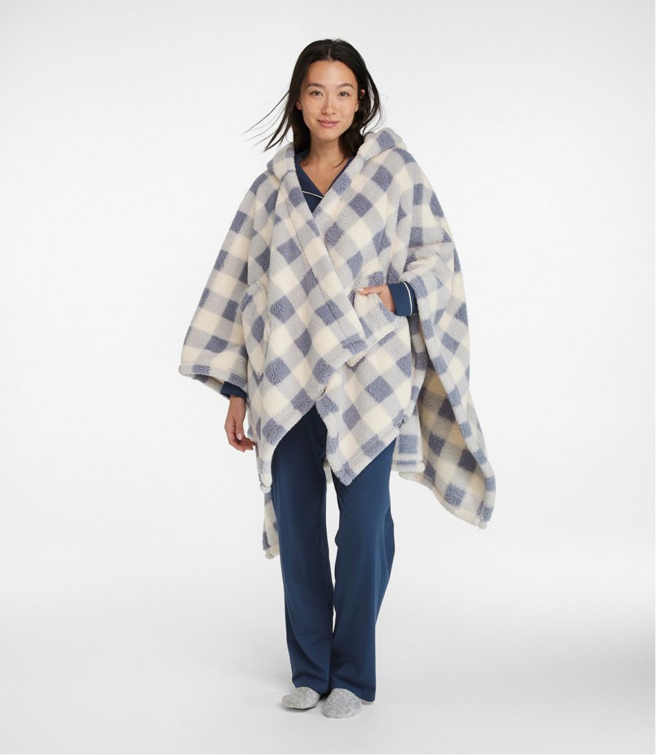 Cozy Sherpa Wearable Throw, Plaid - L.L.Bean Trusted