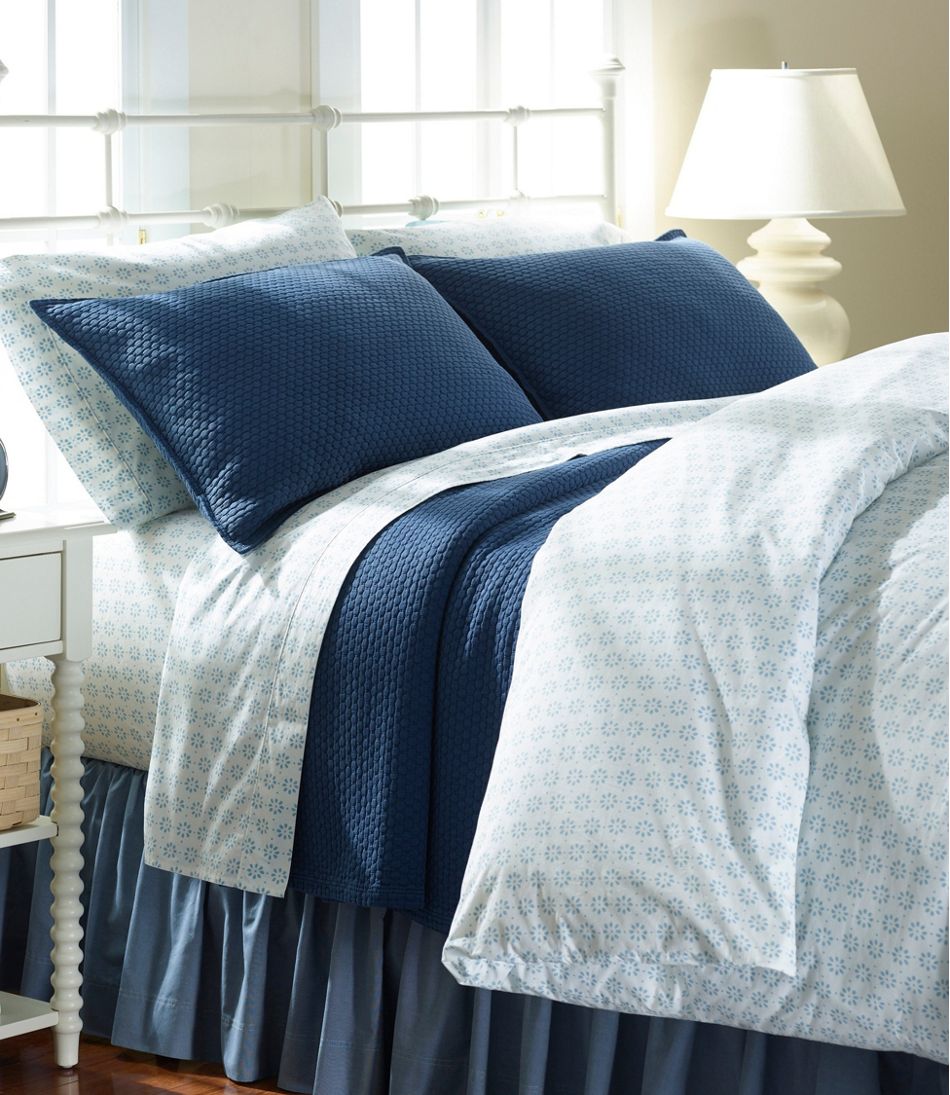 Sunwashed Percale Comforter Cover, Print - L.L.Bean Top Pick