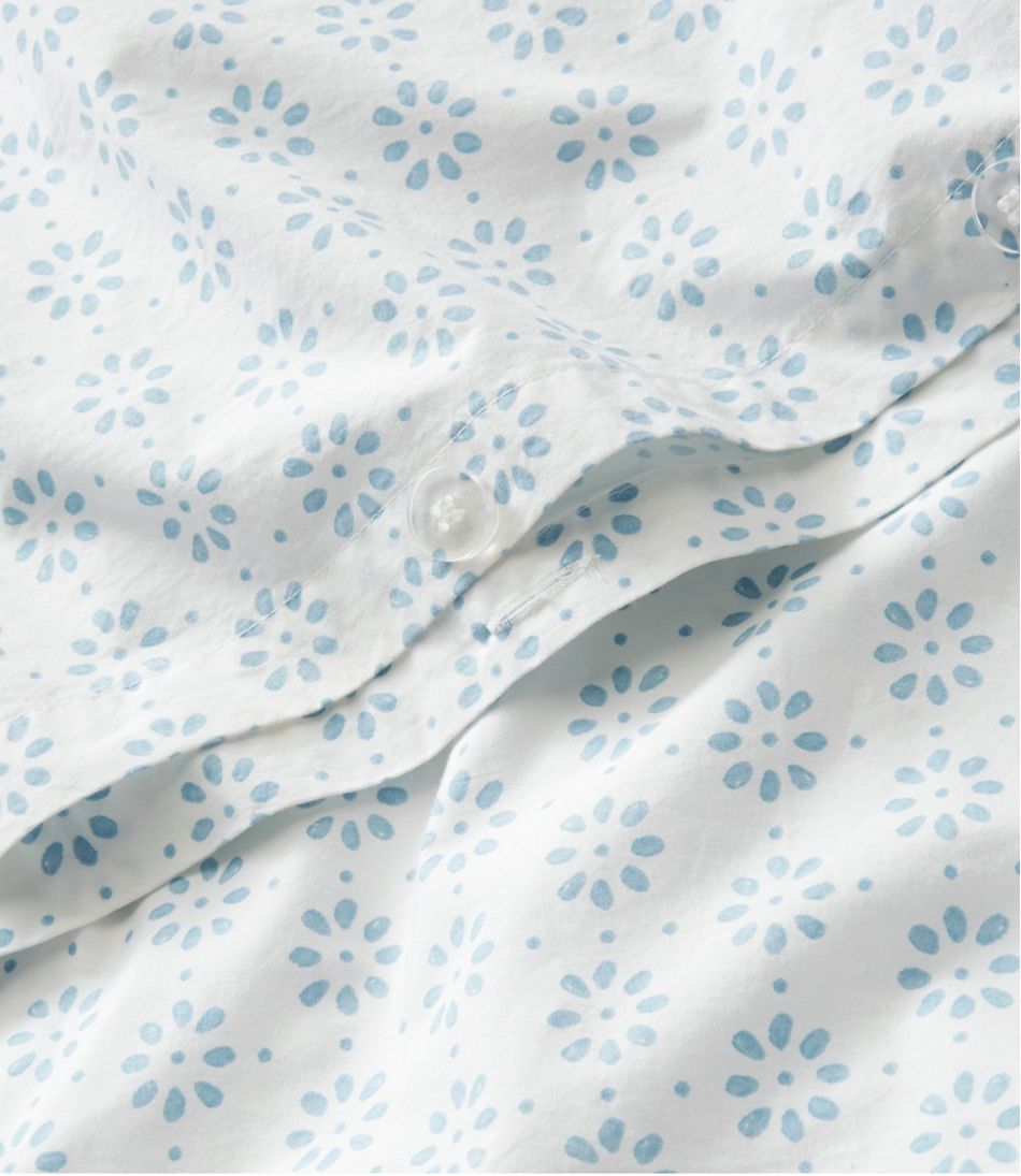 Sunwashed Percale Comforter Cover, Print - L.L.Bean Top Pick