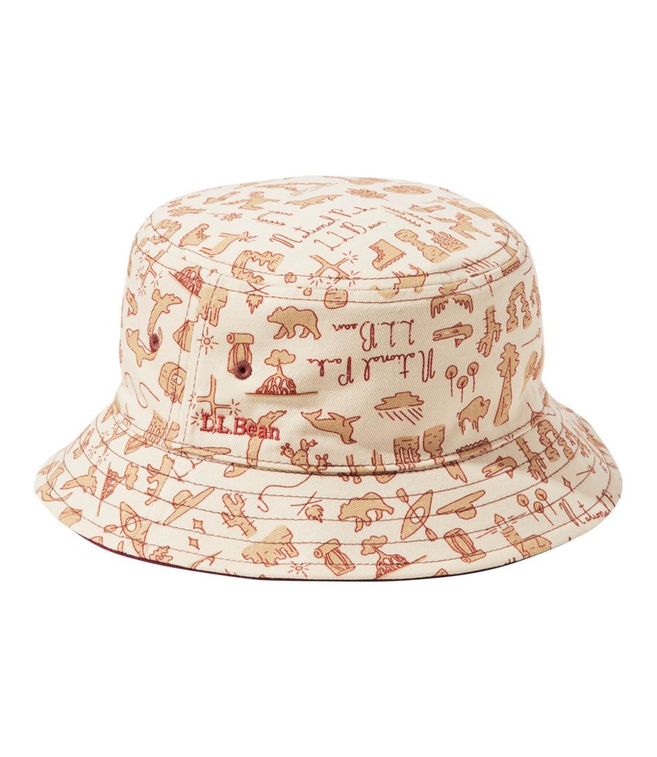 Kids' Bean's Reversible Cotton Bucket Hat - L.L.Bean Recommended