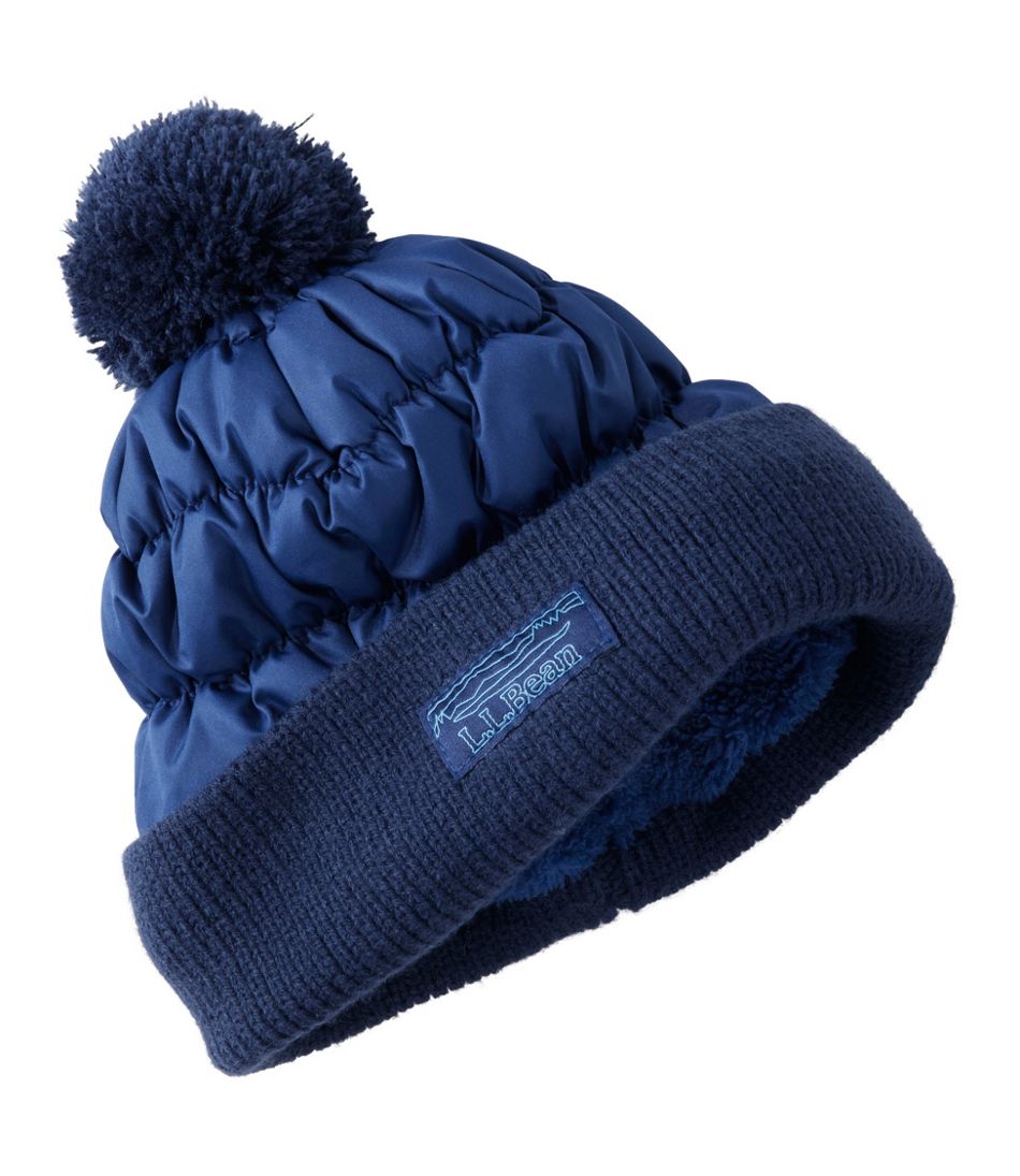 Kids' Puffer Pom Beanie - L.L.Bean Premium