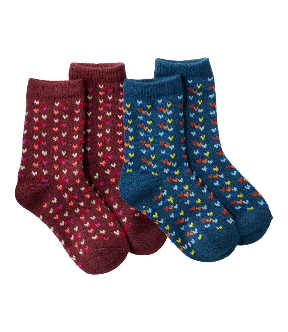 Kids' Sweater Weather Socks, 2-Pack - L.L.Bean Popular