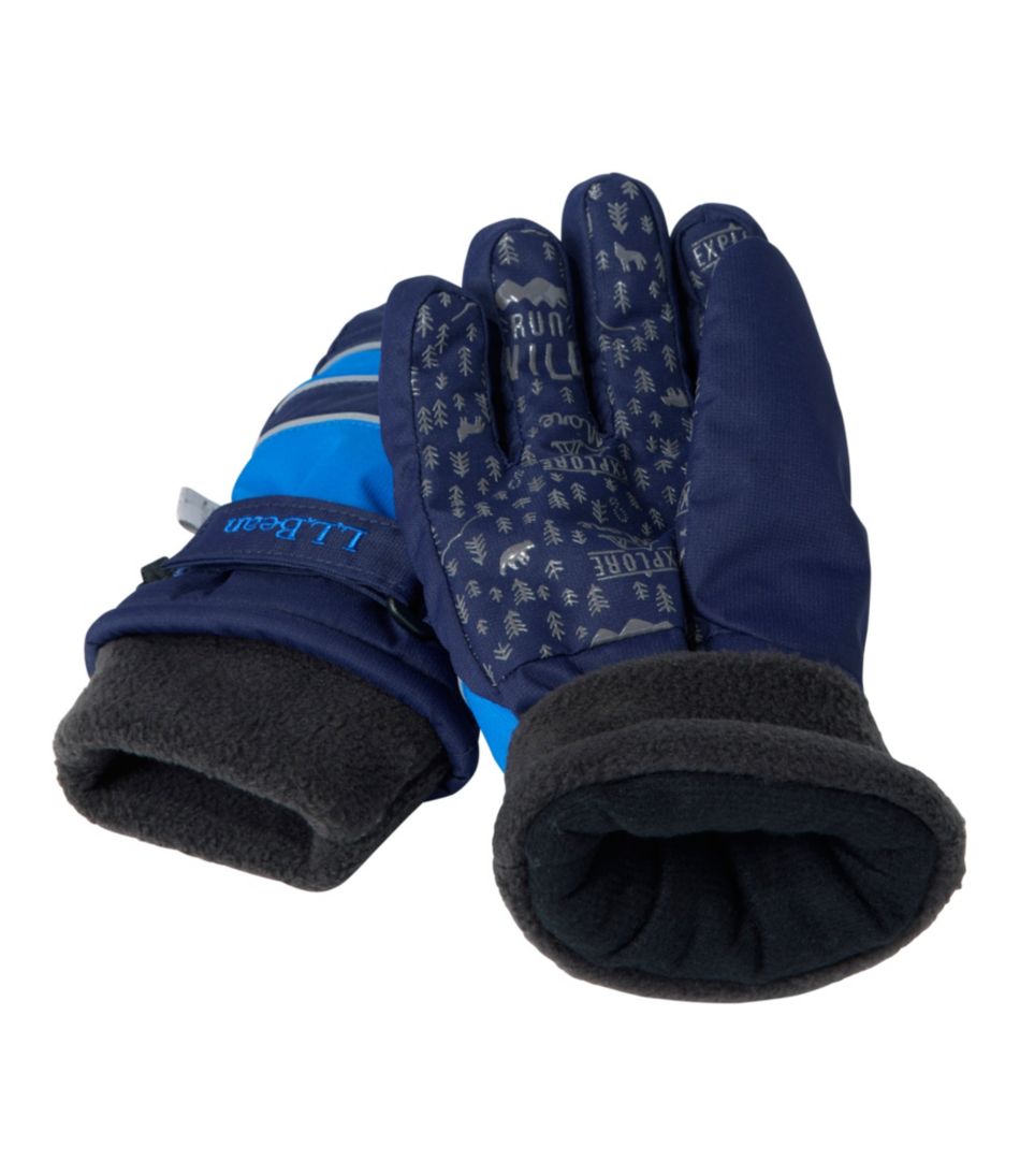 Kids' Wintry Mix Waterproof Gloves - L.L.Bean Trending