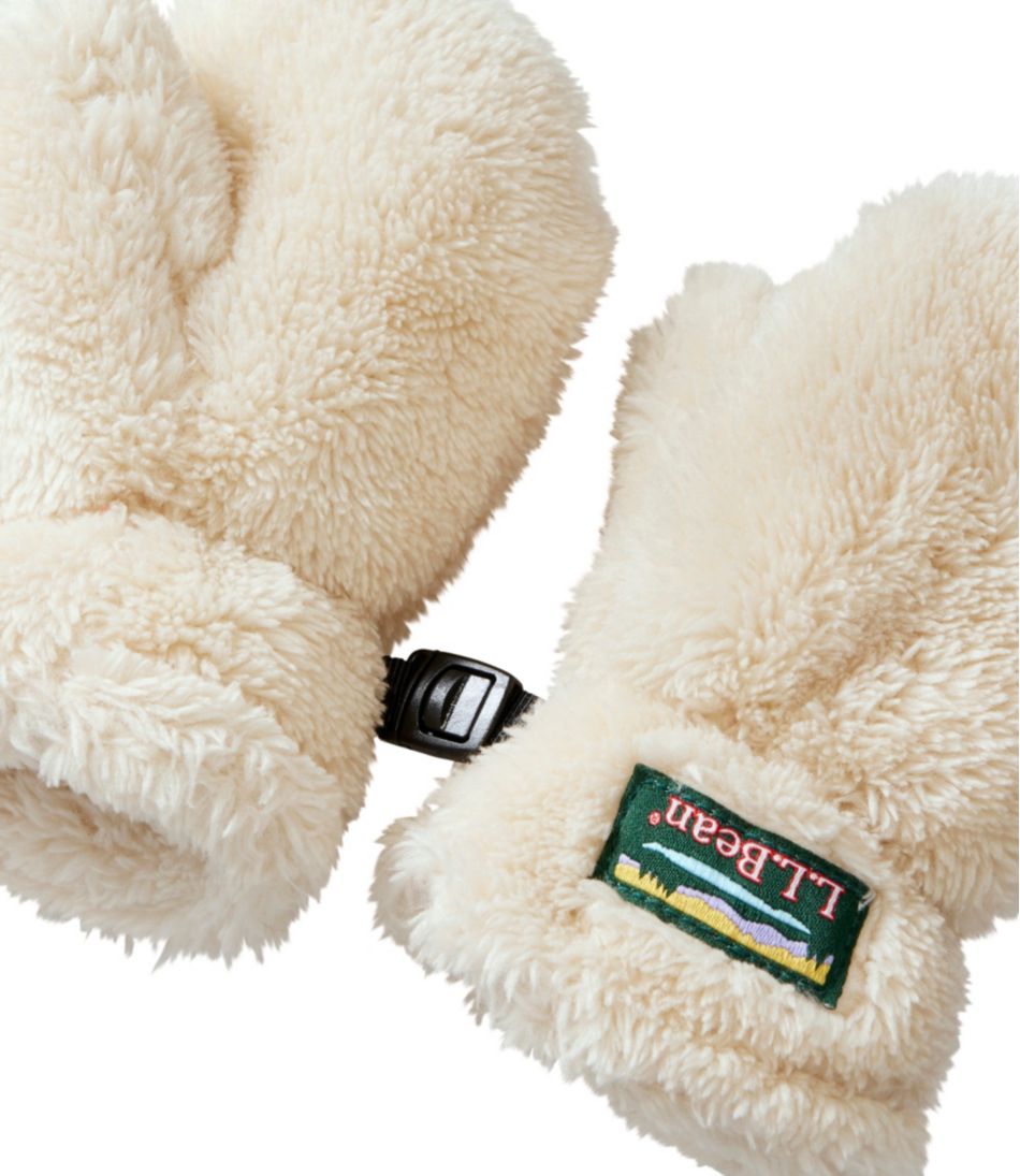 Toddlers' Hi-Pile Hat and Mitten Set - L.L.Bean Everyday