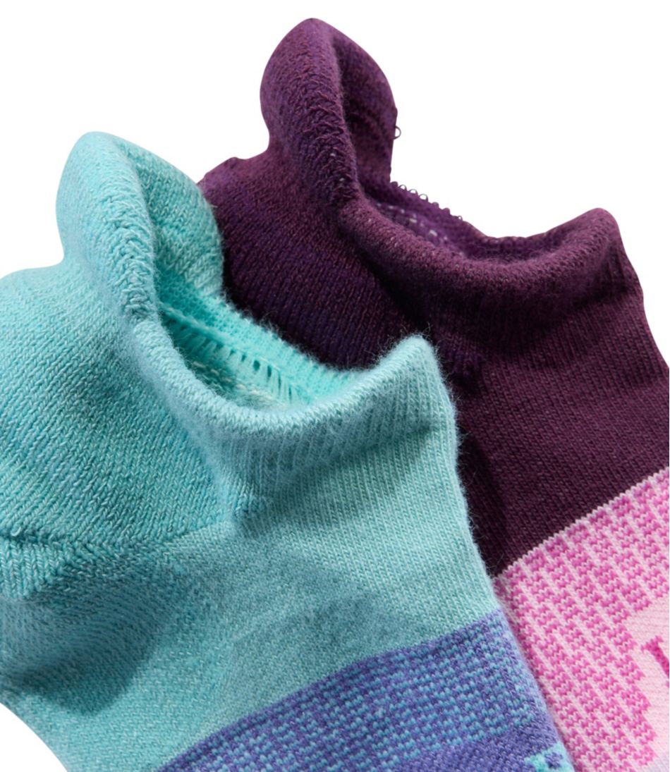 Kids' L.L.Bean Athletic Ankle Socks, 2-Pack - L.L.Bean Premium