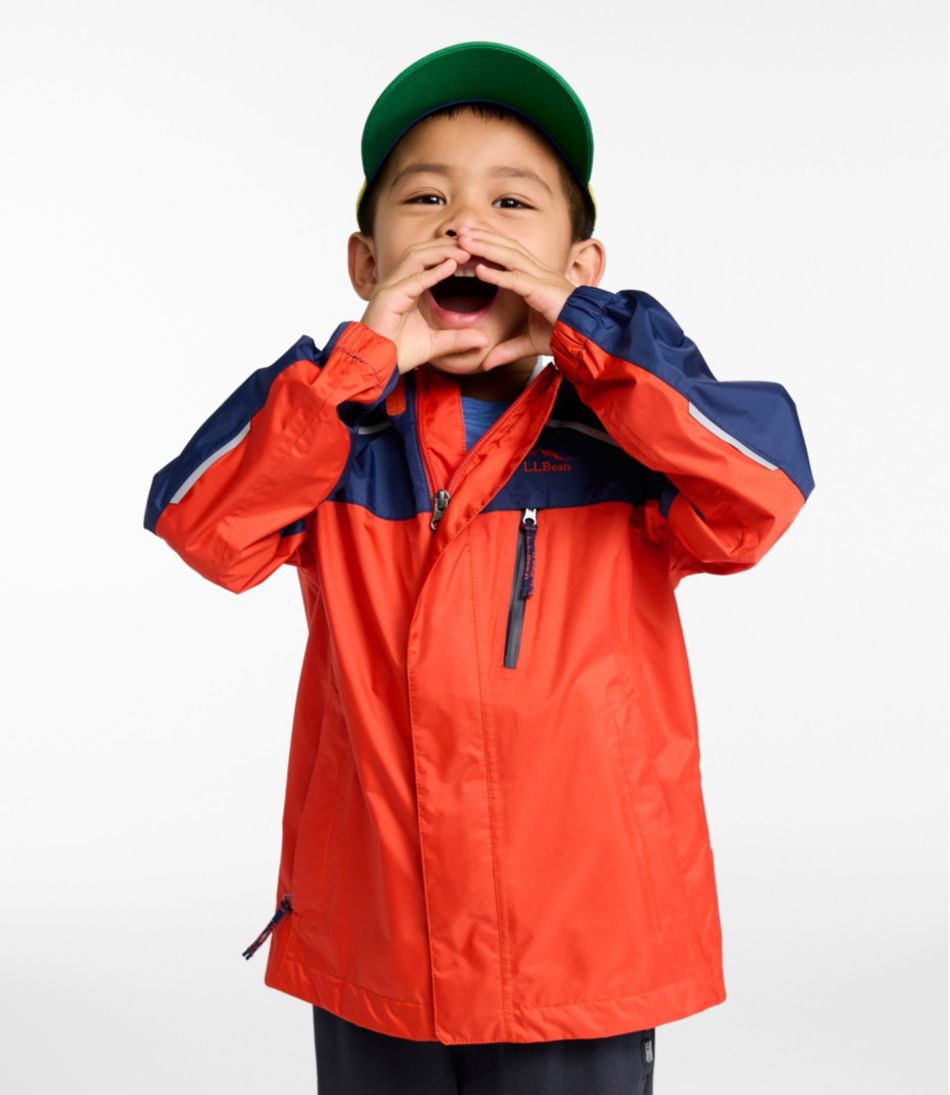 Kids' Trail Model Rain Jacket, Colorblock - L.L.Bean Exclusive