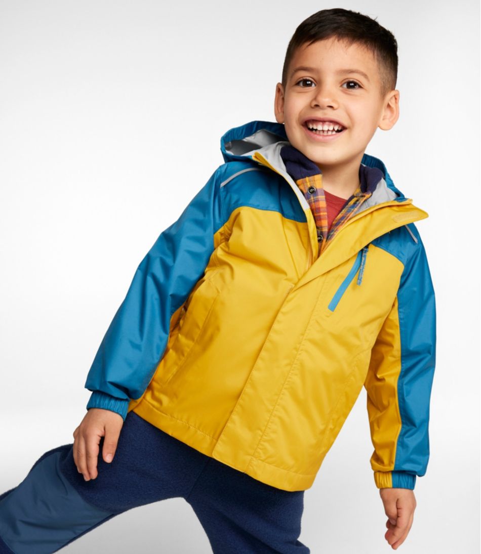 Kids' Trail Model Rain Jacket, Colorblock - L.L.Bean Exclusive