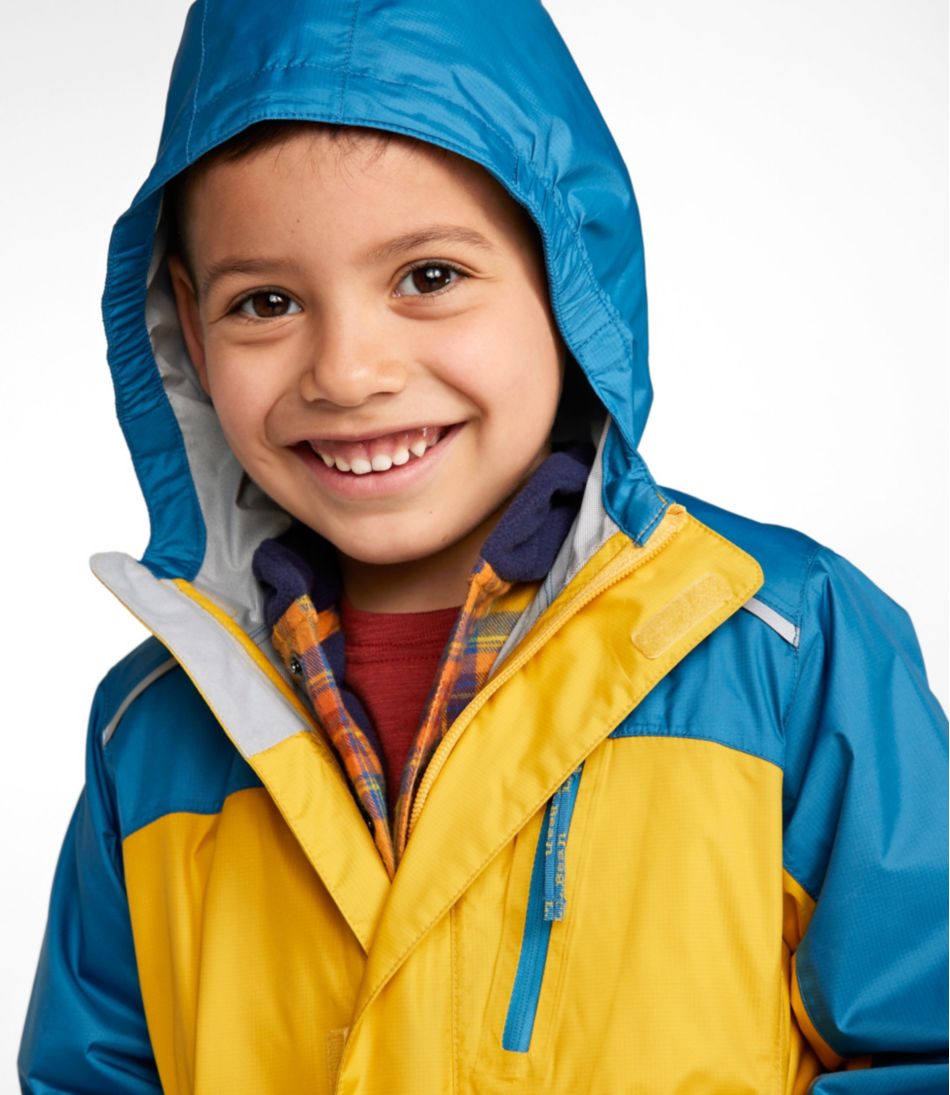 Kids' Trail Model Rain Jacket, Colorblock - L.L.Bean Exclusive