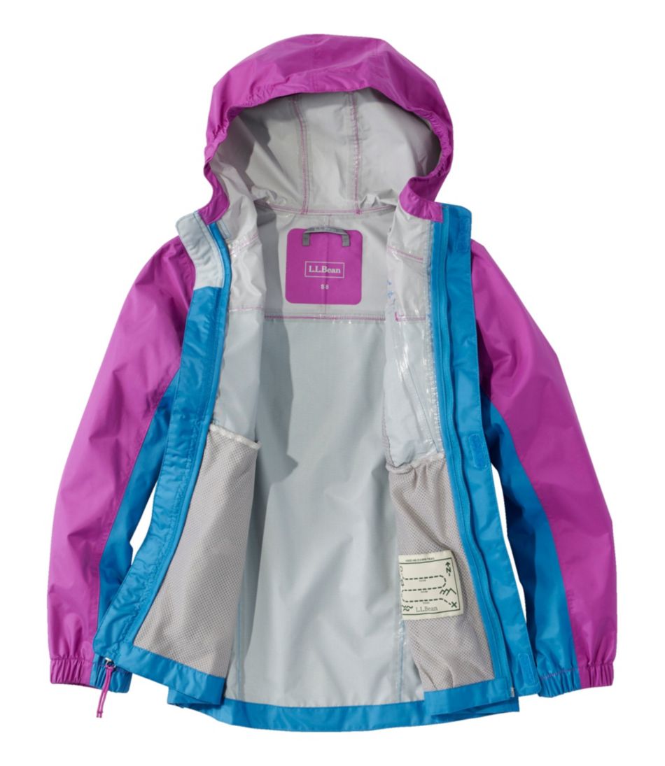 Kids' Trail Model Rain Jacket, Colorblock - L.L.Bean Exclusive