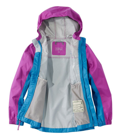 Kids' Trail Model Rain Jacket, Colorblock - L.L.Bean Exclusive