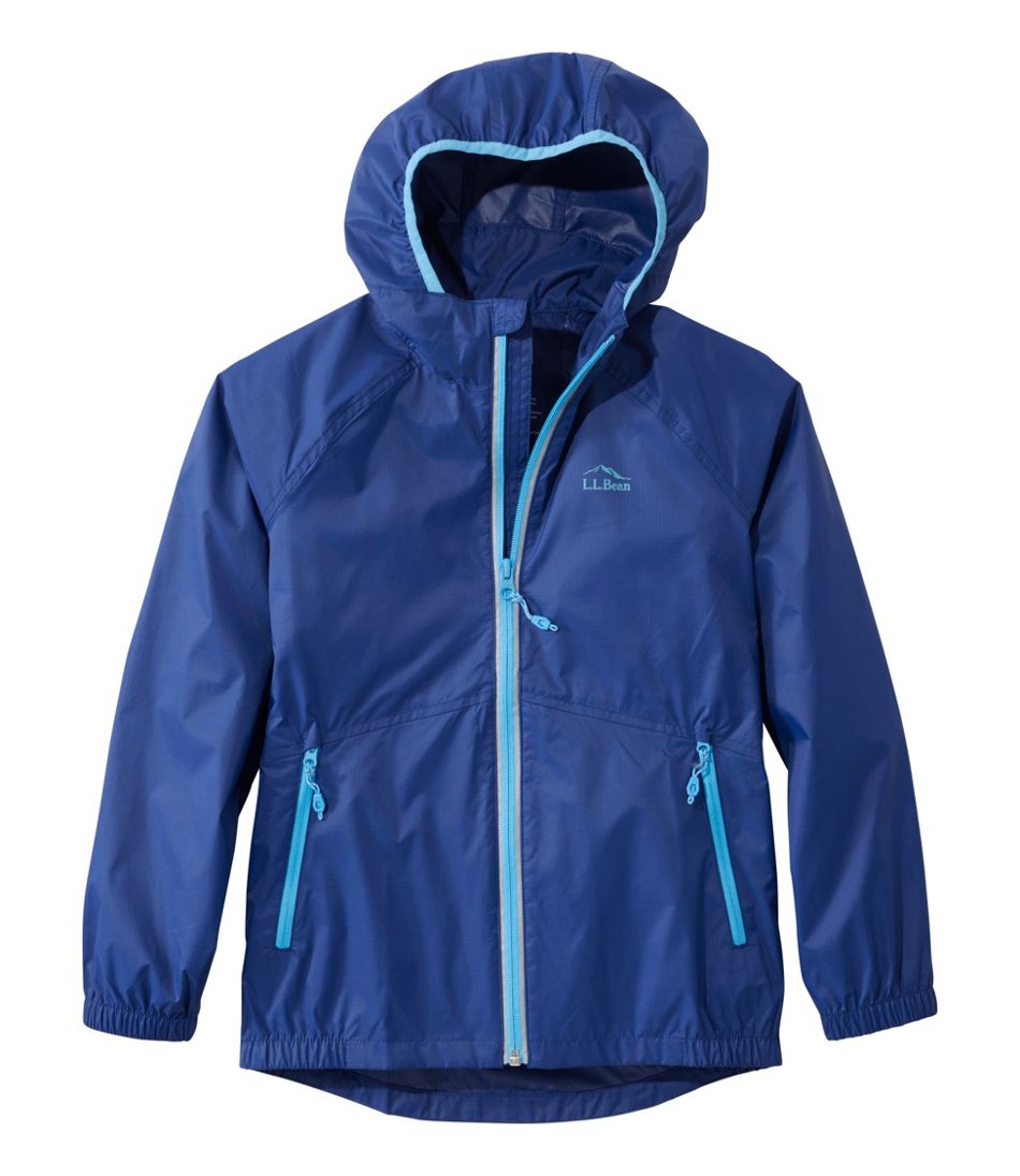 Kids' Wind and Rain Jacket, Reflective Zipper - L.L.Bean Classic