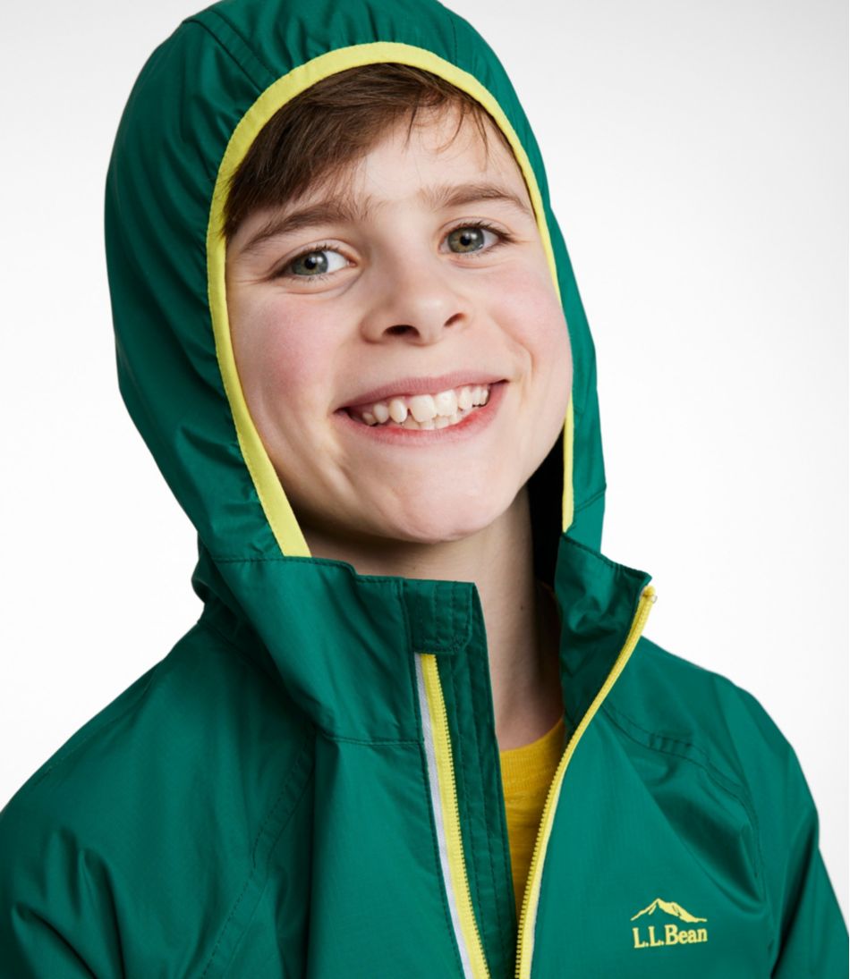 Kids' Wind and Rain Jacket, Reflective Zipper - L.L.Bean Classic