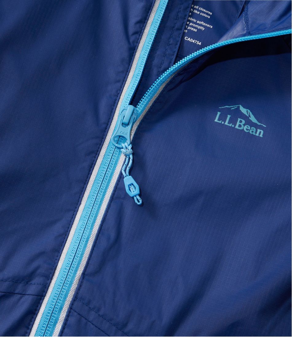 Kids' Wind and Rain Jacket, Reflective Zipper - L.L.Bean Classic