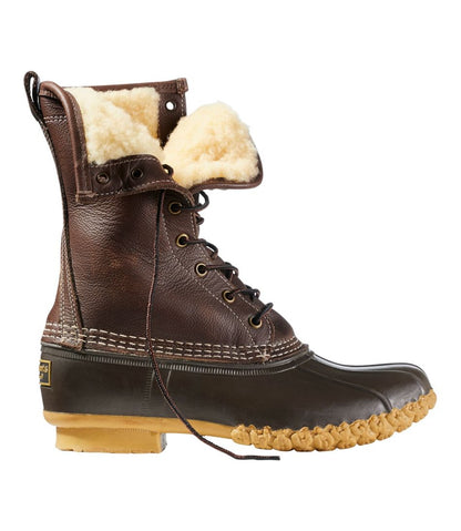 Women's Shearling Lined Bean Boots, 10 Inch - L.L.Bean Featured