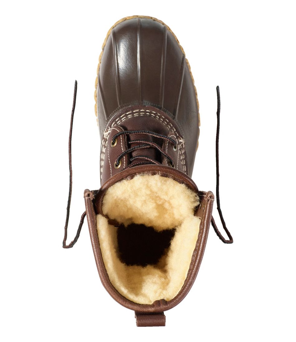 Women's Shearling Lined Bean Boots, 10 Inch - L.L.Bean Featured