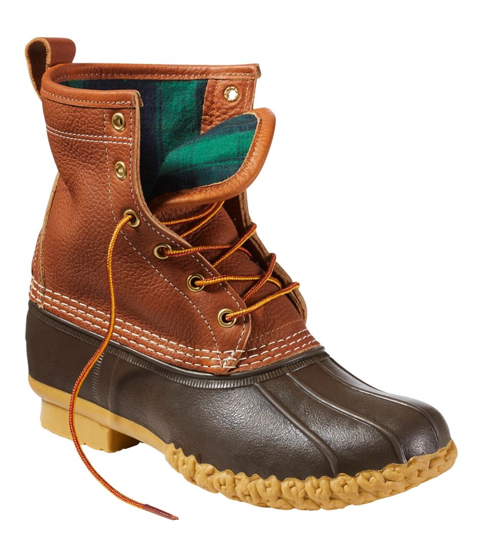 Women's Bean Boots, 8" Flannel-Lined Insulated - L.L.Bean Trending