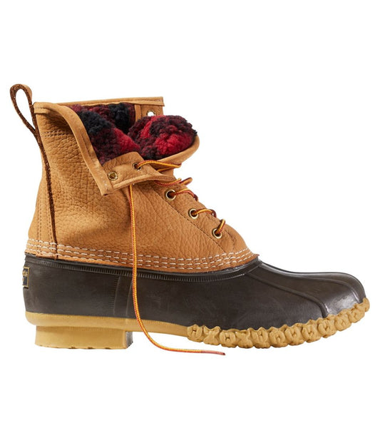 Men's Bean Boots, 8" Fleece-Lined Insulated - L.L.Bean Quality