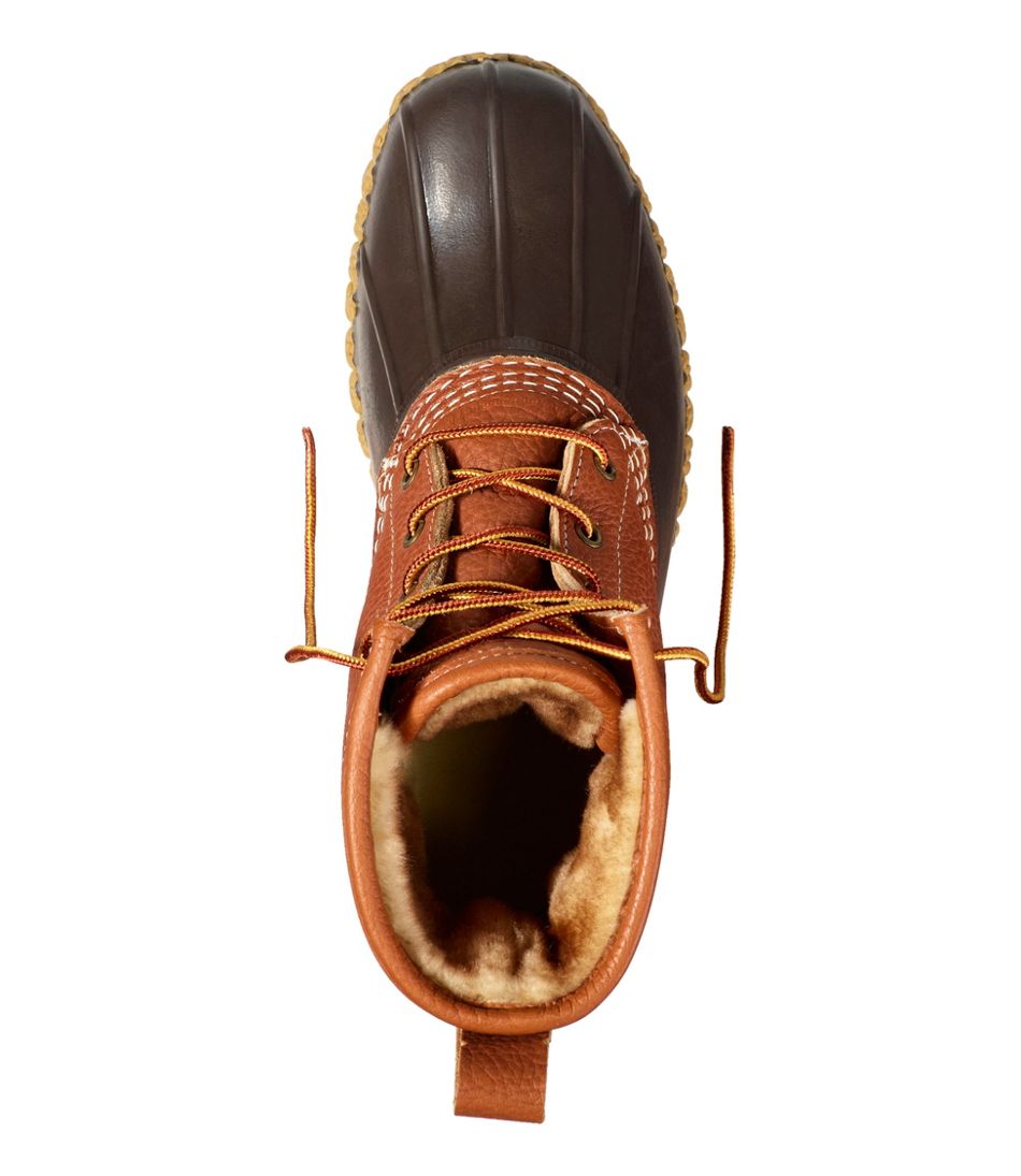 Men's Bean Boots, 8" Shearling-Lined Insulated - L.L.Bean Trusted