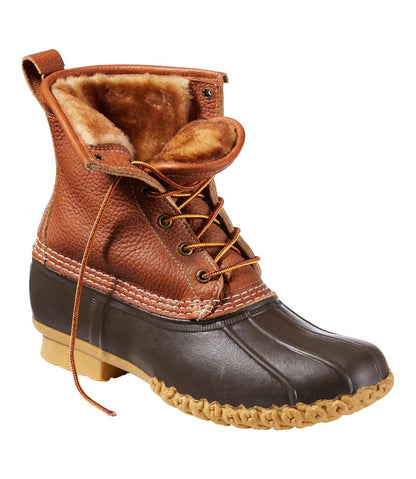 Men's Bean Boots, 8" Shearling-Lined Insulated - L.L.Bean Trusted