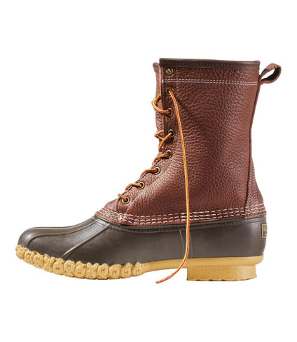 Men's Bean Boots, 10" Shearling-Lined Tumbled Leather - L.L.Bean Top Pick