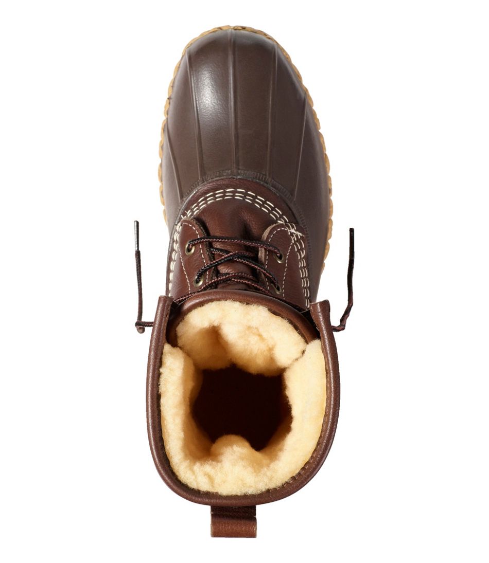 Men's Bean Boots, 10" Shearling-Lined - L.L.Bean New