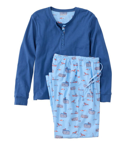 Women's Cozy PJ Set, Print - L.L.Bean Latest