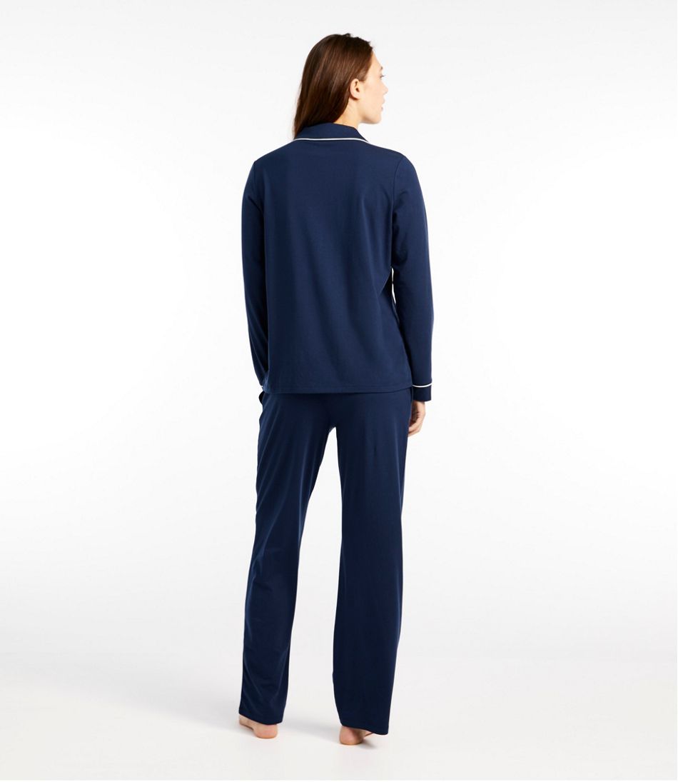 Women's Super-Soft Shrink-Free Pajama Set, Button-Front - L.L.Bean Customer Favorite