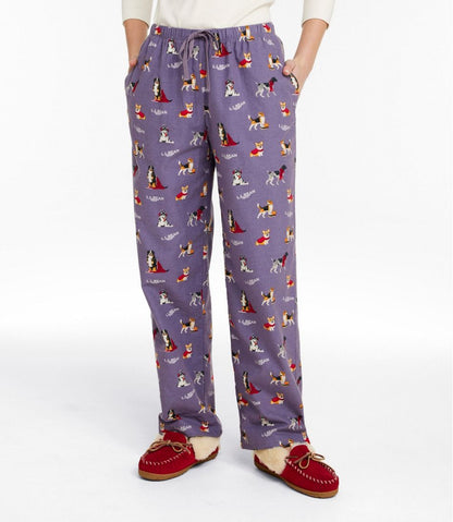 Women's L.L.Bean Flannel Sleep Pants, Print - L.L.Bean Premium