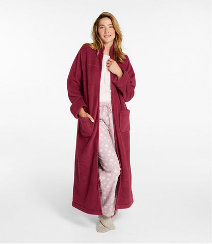 Women's Winter Fleece Robe, Zip-Front - L.L.Bean Popular