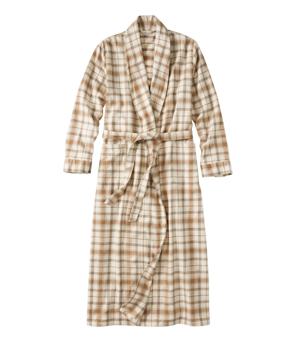 Women's Scotch Plaid Flannel Robe - L.L.Bean Trending