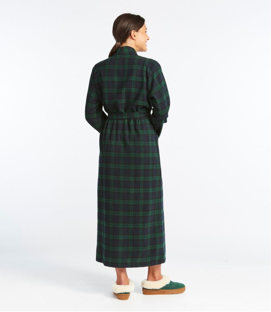 Women's Scotch Plaid Flannel Robe - L.L.Bean Trending