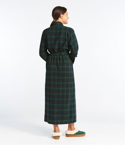 Women's Scotch Plaid Flannel Robe - L.L.Bean Trending