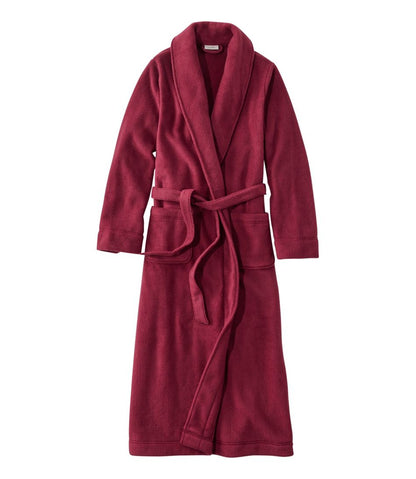 Women's Winter Fleece Robe, Wrap-Front - L.L.Bean Signature